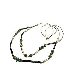 Vintage Navajo Turquoise Native American Necklace